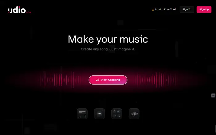 Udio-テキストプロンプトから音楽作成AIツール