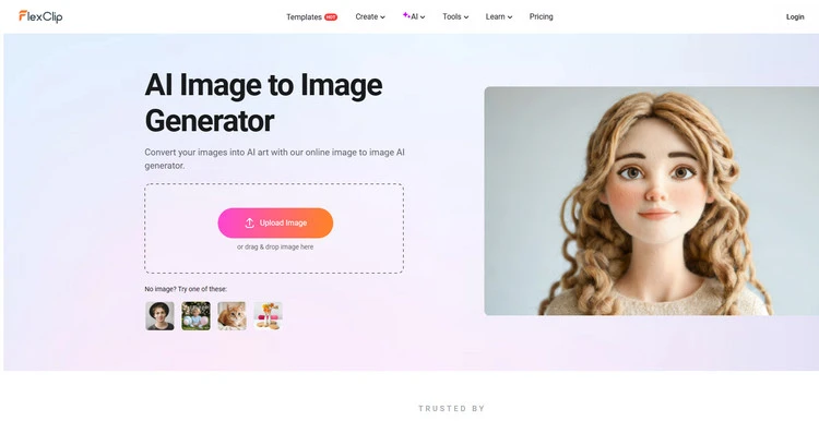 AI Image to Image Generator - FlexClip