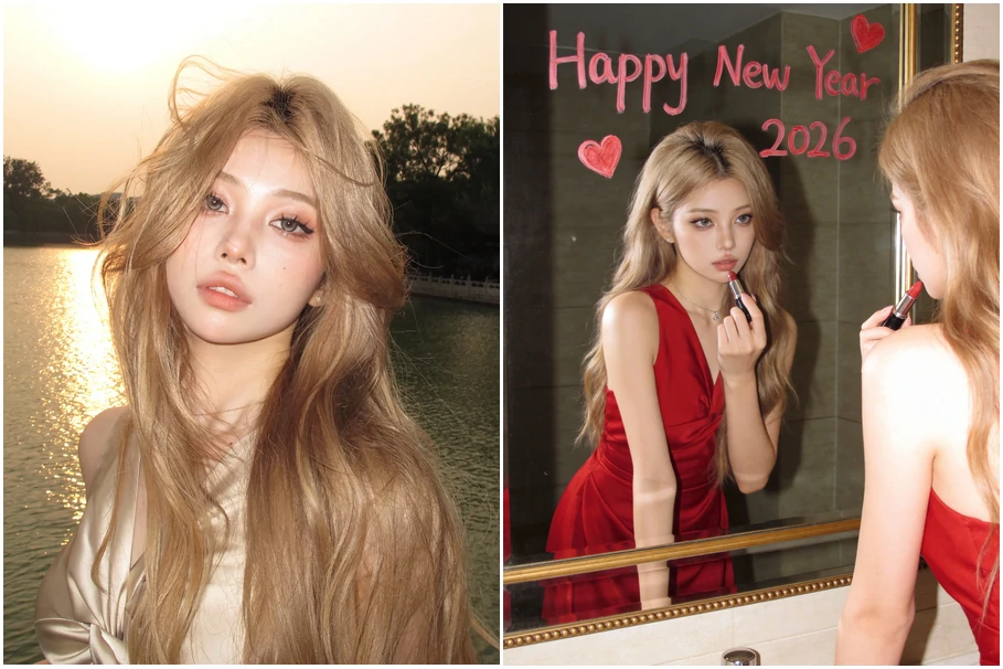 New Year Mirror Selfie