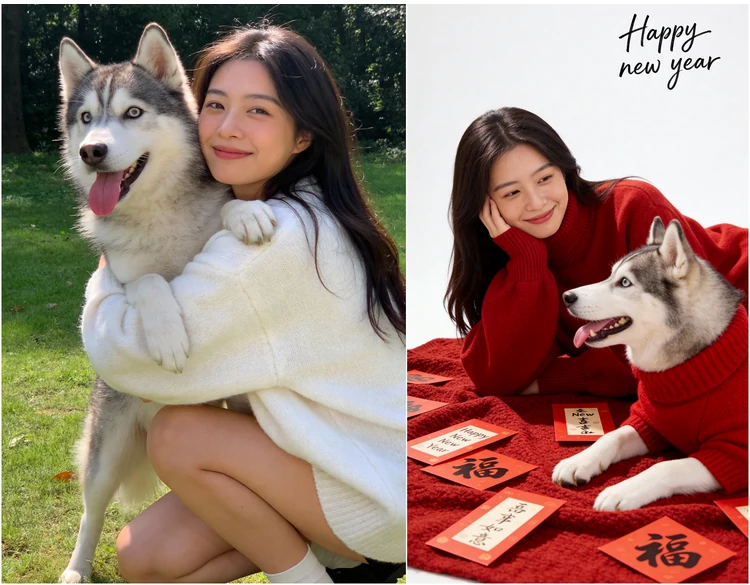 Dog & Me New Year Looks