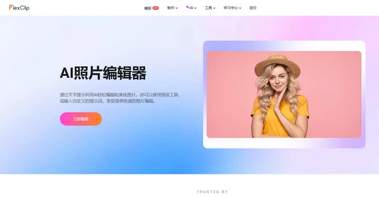 AI照片编辑器 - FlexClip