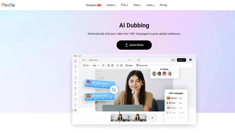 AI Editing Feature - FlexClip