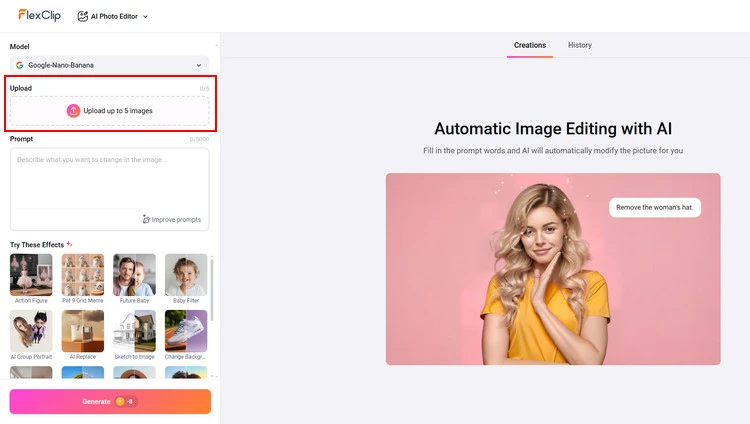 Upload Your Photo - FlexClip