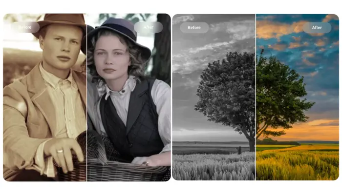 モノクロ・白黒写真のカラー化