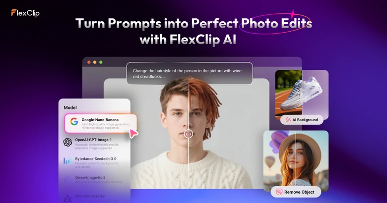 FlexClip AI Photo Editor Tool Overview
