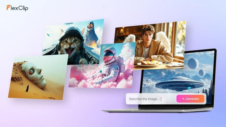 FlexClip AI Text to Image Tool Overview