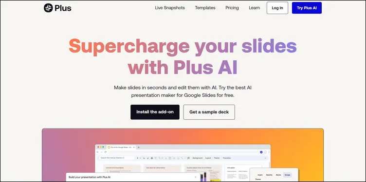AI Presentation Maker - Plus AI