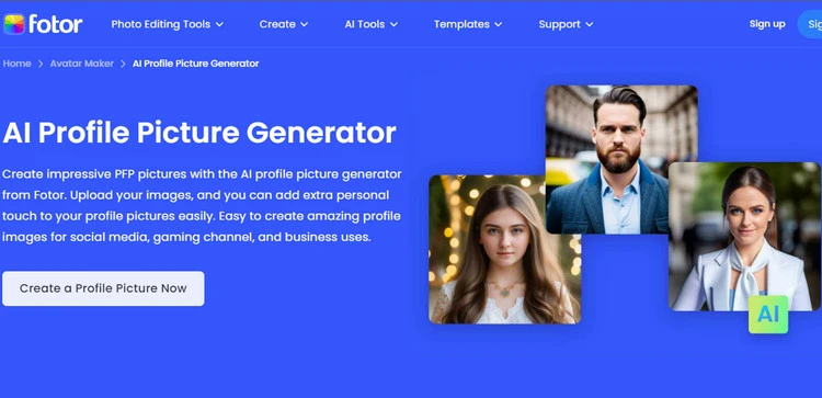 Online Profile Picture Generator - Fotor