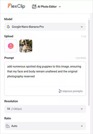 AI Puppy Photo Generation: Enter the Puppy Generation Prompt