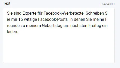 Füge Kommas ein, um den KI-Stimmen natürliche Pausen hinzuzufügen.