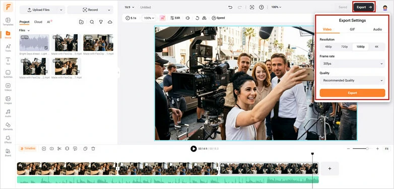 Preview and Download Your AI Selfie with Celebrity Video