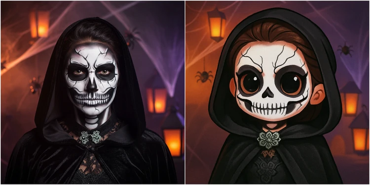 Cartoonify Skeleton Photo