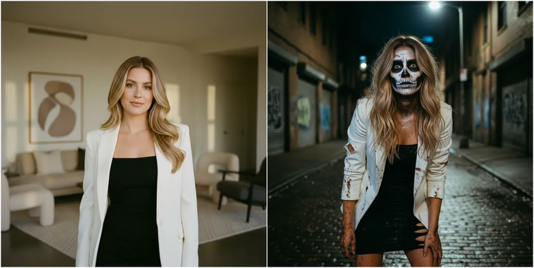 Change Skeleton Photo Background