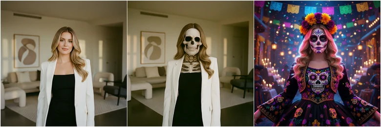 FlexClip AI Skeleton Filter Display Image