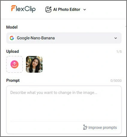 Upload Your Photo to FlexClip