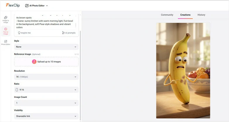 Banana Object Image Generated by Nano Banana Model