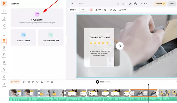 Subtitle Your AI Testimonial Video