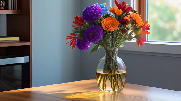 Modern Style Vase of Flower