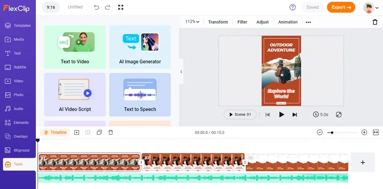 AI TikTok Video Generator - FlexClip