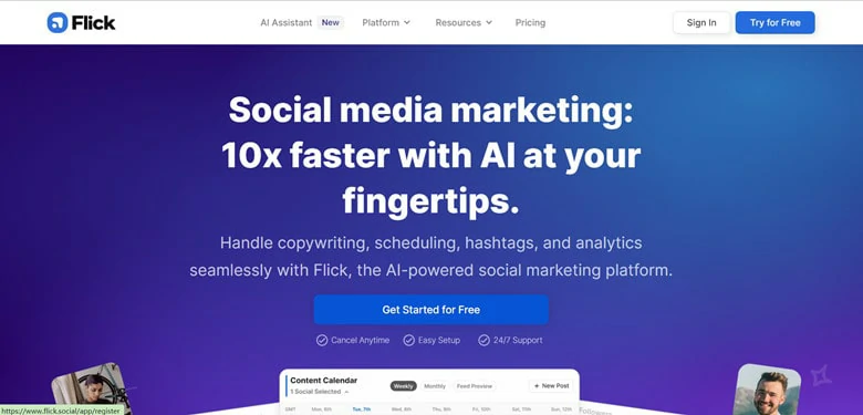 AI Tools for Social Media - Flick
