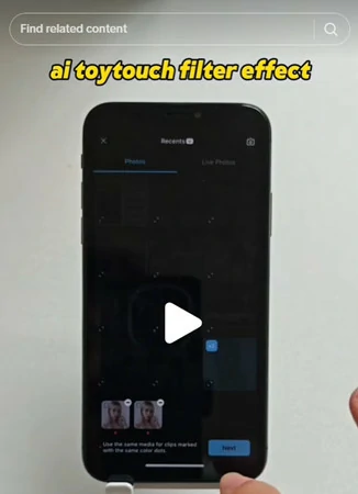 Make Your AI Toy Touch Filter Video on TikTok