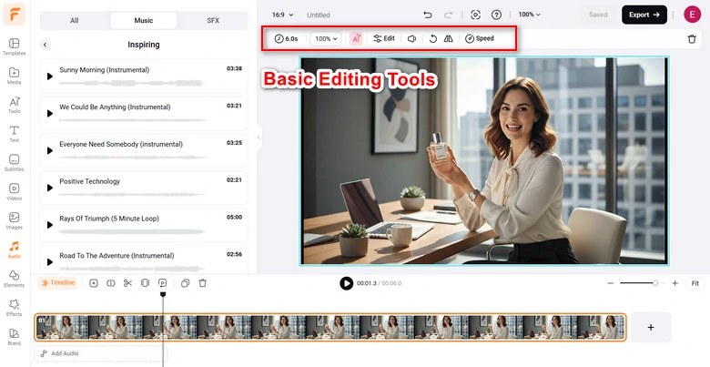 Make Basic Edits to UGC Video
