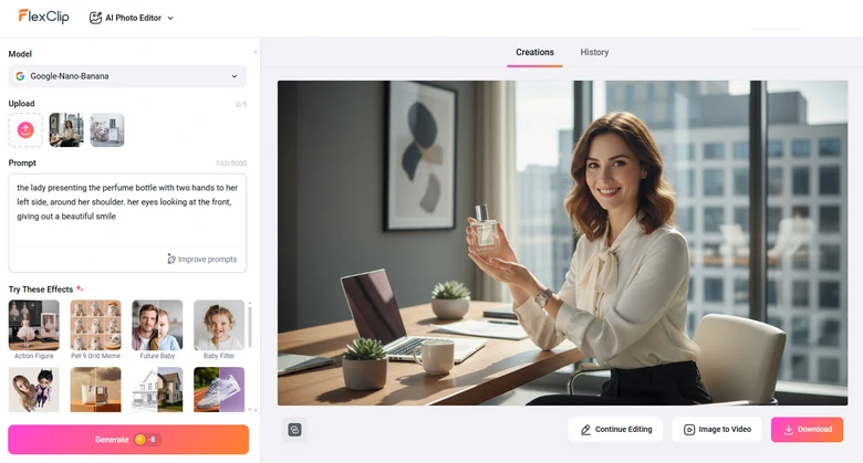 Present Your Product with AI UGC Model
