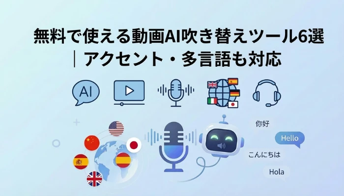 動画AI吹き替えツール