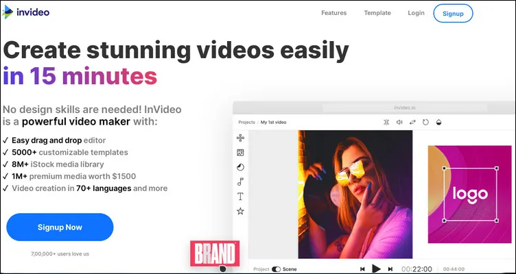 Online AI Video Editor - Invideo