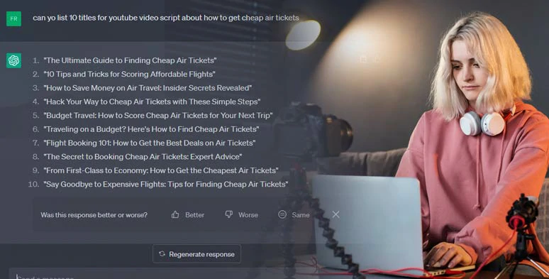 Use ChatGPT as an AI video script generator to write video scripts for YouTube and more