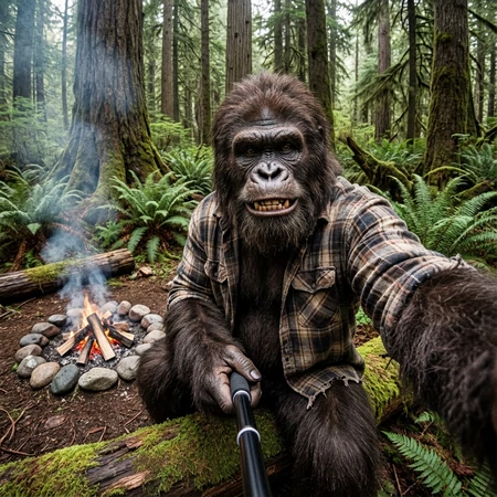 FlexClip Generated Yeti Image