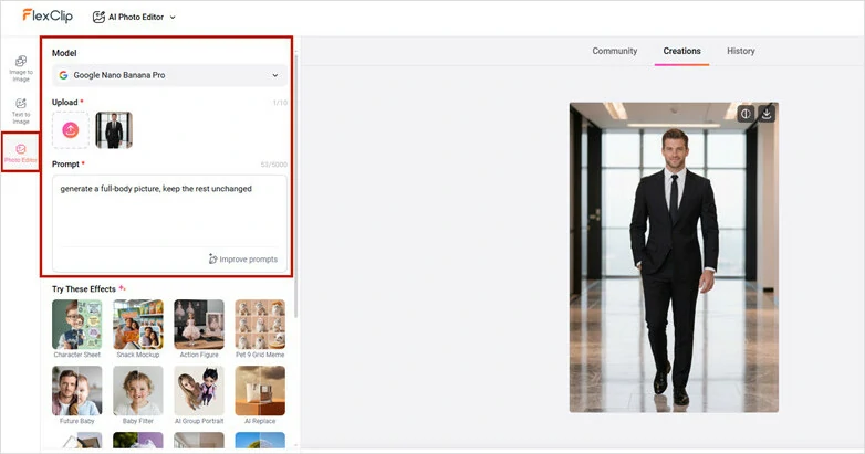 Enhance Your Image with FlexClip's AI Photo Editor