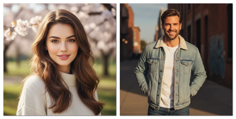 Virtual Wedding Photo Generation - Example Image