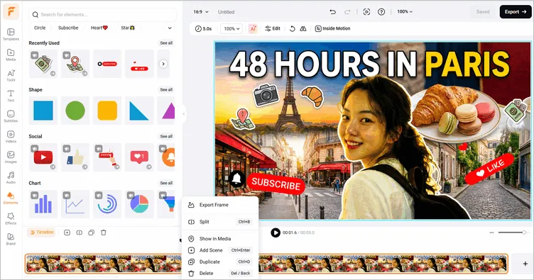 Enhance the AI-generated Thumbnail Image Manually