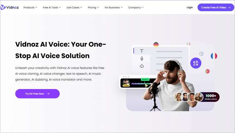 Text to Speech Alien Voice Generator - Vidnoz AI