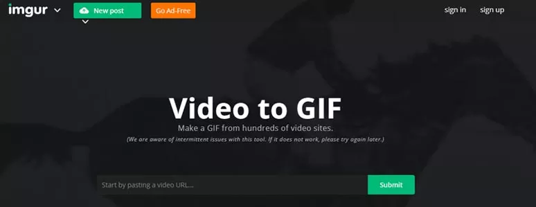 Use Imgur to create animated GIFs