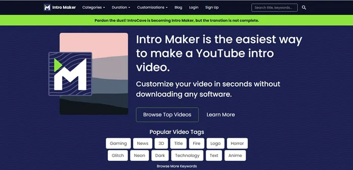 The Best Free Animated Logo Maker Online - Intro Maker