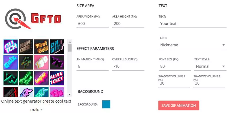 3d animated text generator