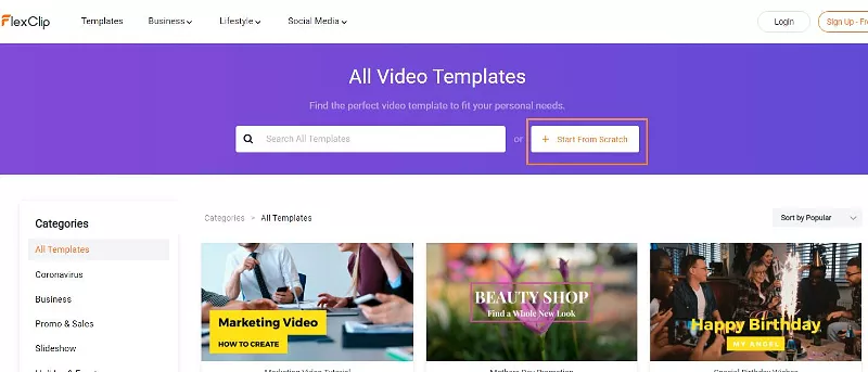 Create a new project 
