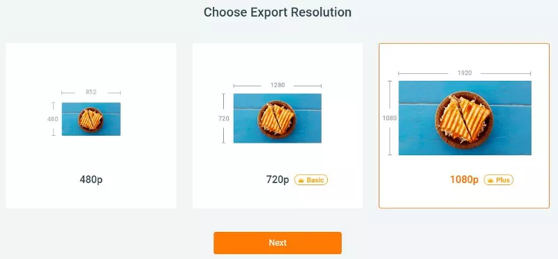 Export animated text video in different formats