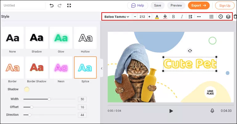 Add Animation to Text