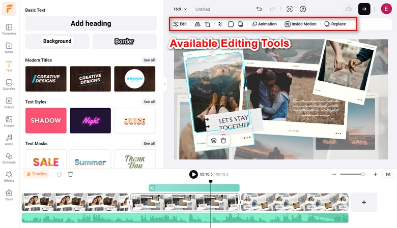 Customize the Anniversary Video Template