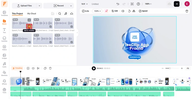 Align the AI voices with the right video scenes