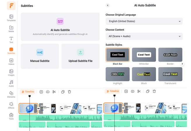Automatically add subtitles to your mobile app explainer video