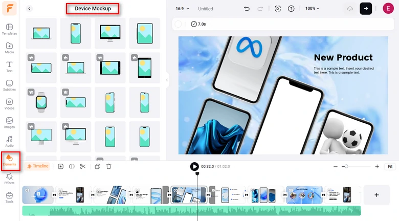Replace a premade mobile frame with a new and textured one