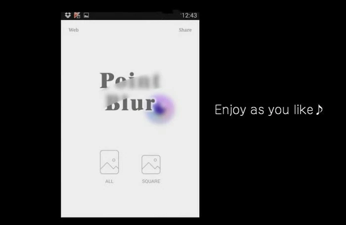 Apps to Blur Your Face - Point Blur