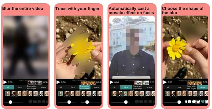 Apps to Blur Your Face - Video Mosaic App