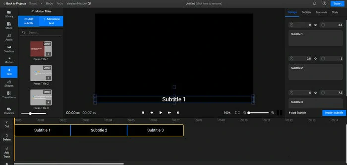 Auto Subtitle Generator - Flixier