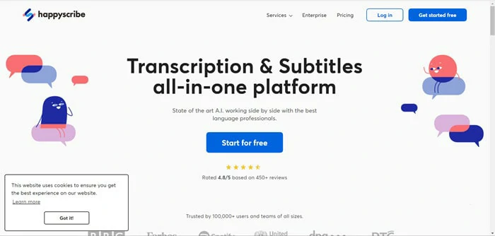 Auto Subtitle Generator - Happyscribe
