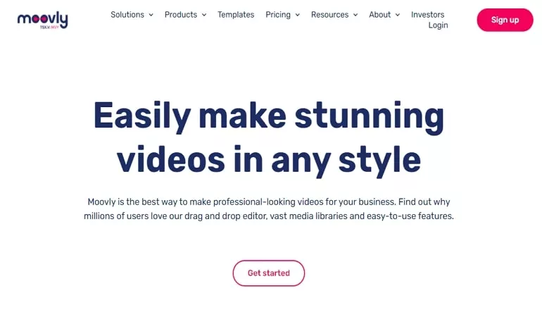 Auto Video Maker - Moovly